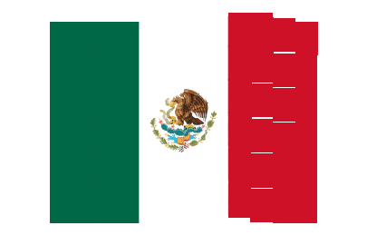 Mexico Pixel Chase animated flag GIF