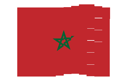 Morocco Pixel Chase animated flag GIF