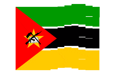 Mozambique Pixel Chase animated flag GIF