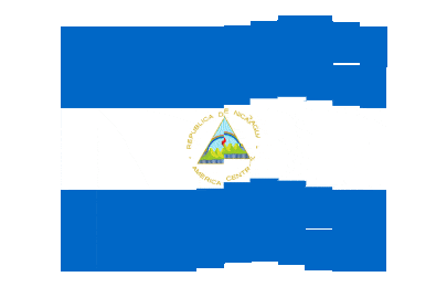Nicaragua Pixel Chase animated flag GIF