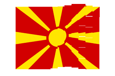 North Macedonia Pixel Chase animated flag GIF