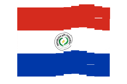 Paraguay Pixel Chase animated flag GIF