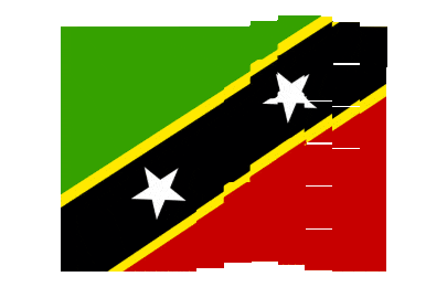 Saint Kitts And Nevis Pixel Chase animated flag GIF