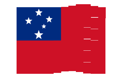 Samoa Pixel Chase animated flag GIF