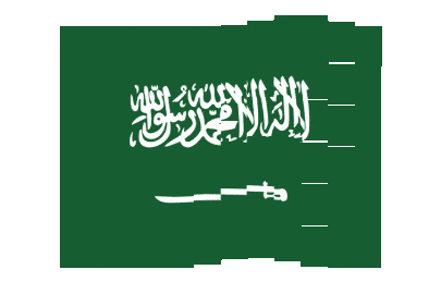 Saudi Arabia Pixel Chase animated flag GIF