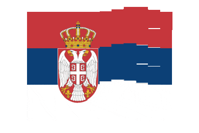 Serbia Pixel Chase animated flag GIF