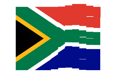 South Africa Pixel Chase animated flag GIF