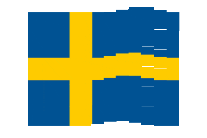 Sweden Pixel Chase animated flag GIF