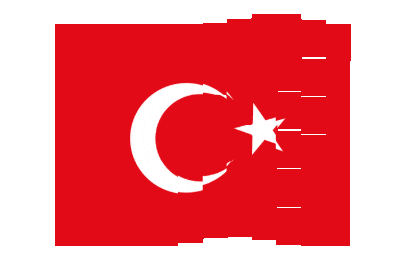 Turkey Pixel Chase animated flag GIF