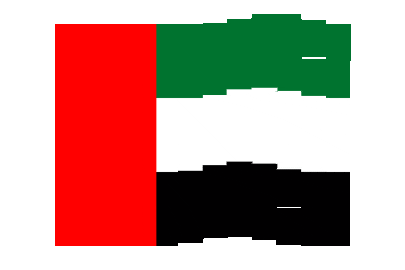 United Arab Emirates Pixel Chase animated flag GIF
