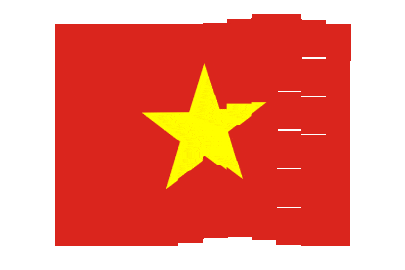 Vietnam Pixel Chase animated flag GIF