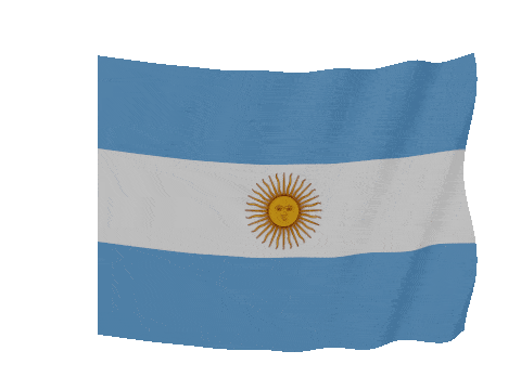 Argentina Soft Sag animated flag GIF