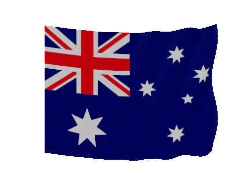 Australia Soft Sag animated flag GIF