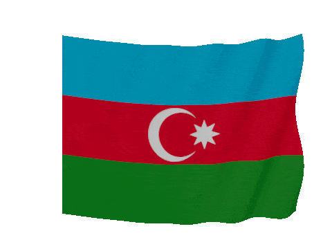 Azerbaijan Soft Sag animated flag GIF