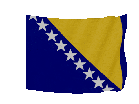 Bosnia And Herzegovina Soft Sag animated flag GIF