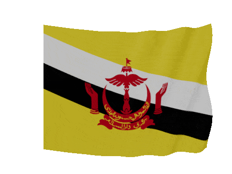 Brunei Soft Sag animated flag GIF