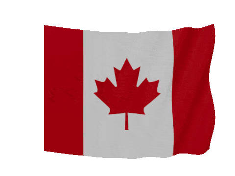 Canada Soft Sag animated flag GIF