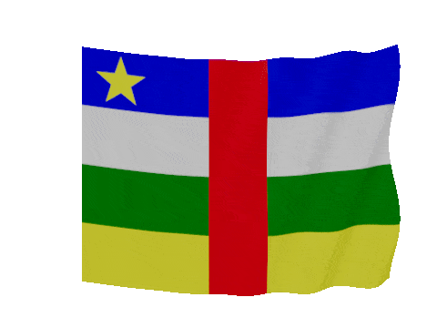 Central African Republic Soft Sag animated flag GIF