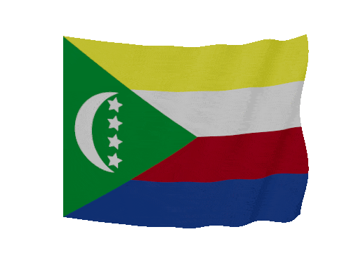 Comoros Soft Sag animated flag GIF