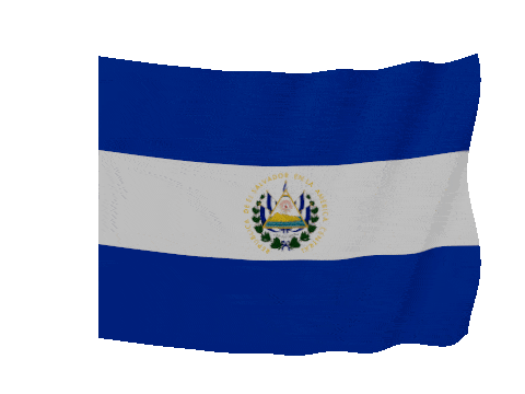 El Salvador Soft Sag animated flag GIF