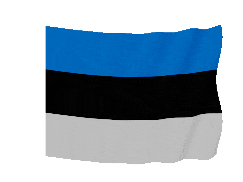 Estonia Soft Sag animated flag GIF