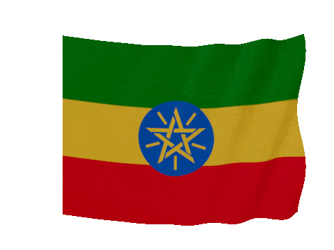 Ethiopia Soft Sag animated flag GIF