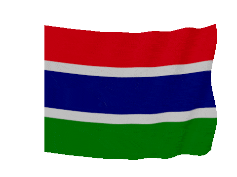 Gambia Soft Sag animated flag GIF