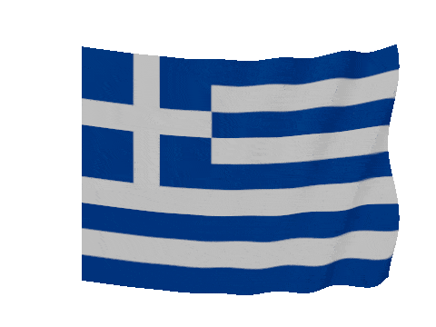 Greece Soft Sag animated flag GIF