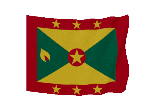 Grenada Soft Sag animated flag GIF