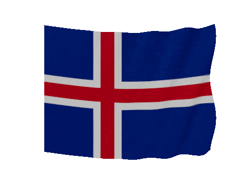 Iceland Soft Sag animated flag GIF