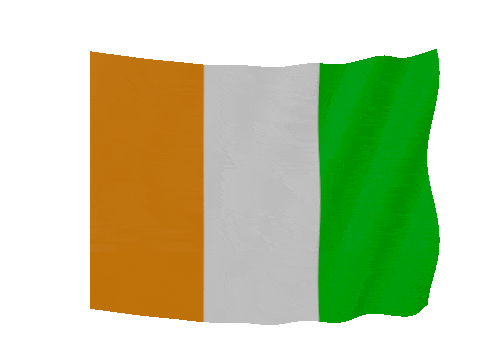 Ivory Coast Soft Sag animated flag GIF
