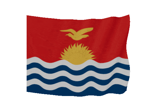 Kiribati Soft Sag animated flag GIF