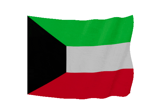 Kuwait Soft Sag animated flag GIF