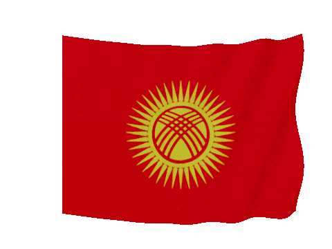 Kyrgyzstan Soft Sag animated flag GIF