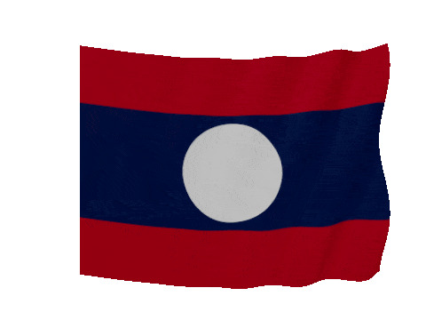Laos Soft Sag animated flag GIF