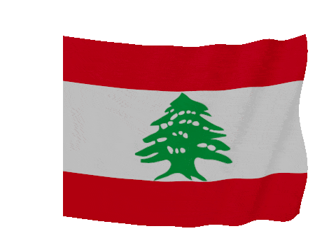 Lebanon Soft Sag animated flag GIF