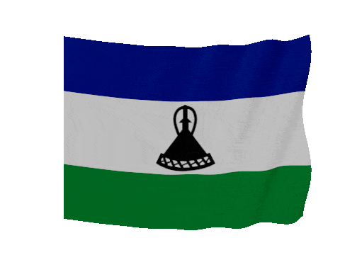 Lesotho Soft Sag animated flag GIF