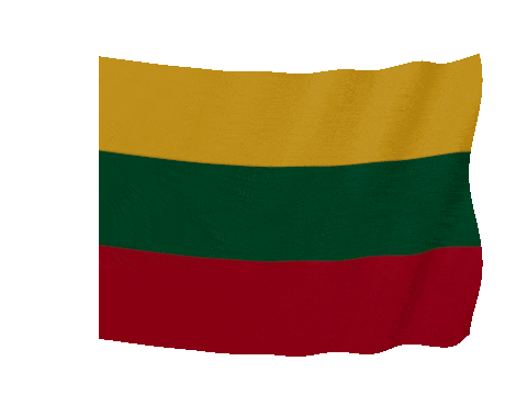 Lithuania Soft Sag animated flag GIF