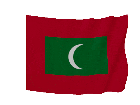 Maldives Soft Sag animated flag GIF