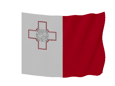 Malta Soft Sag animated flag GIF
