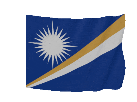 Marshall Islands Soft Sag animated flag GIF