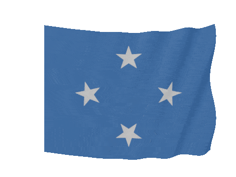 Micronesia Soft Sag animated flag GIF