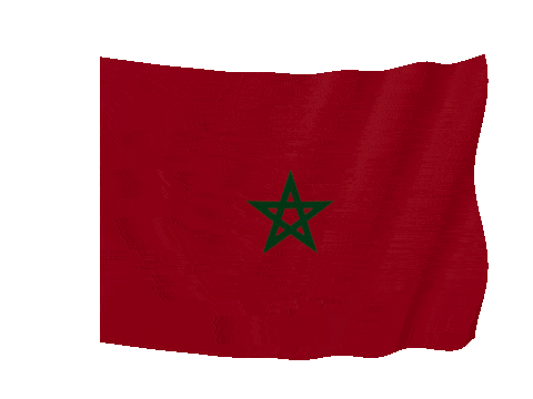 Morocco Soft Sag animated flag GIF