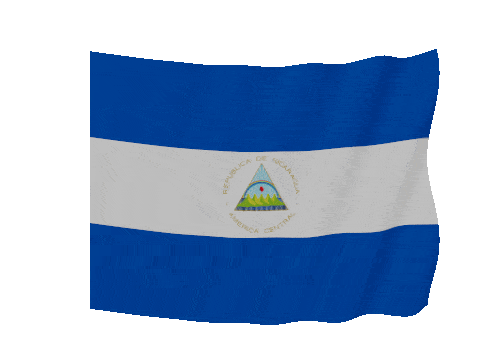 Nicaragua Soft Sag animated flag GIF