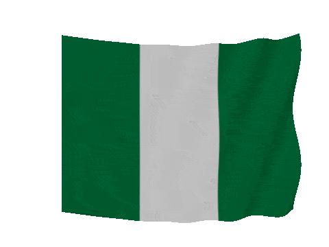 Nigeria Soft Sag animated flag GIF