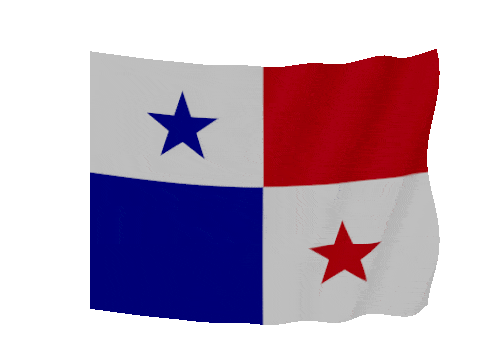 Panama Soft Sag animated flag GIF