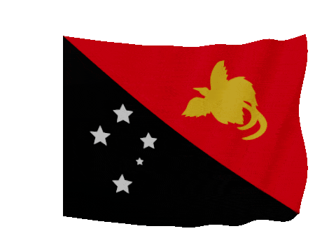 Papua New Guinea Soft Sag animated flag GIF