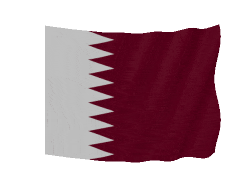 Qatar Soft Sag animated flag GIF