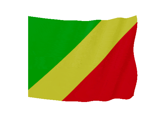 Republic Of The Congo Soft Sag animated flag GIF