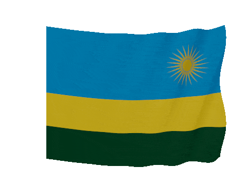 Rwanda Soft Sag animated flag GIF
